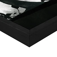 Spooky Harvest Moon Framed Canvas Art Print