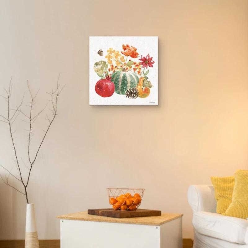 Harvest Fruits Bouquet Canvas Art Print