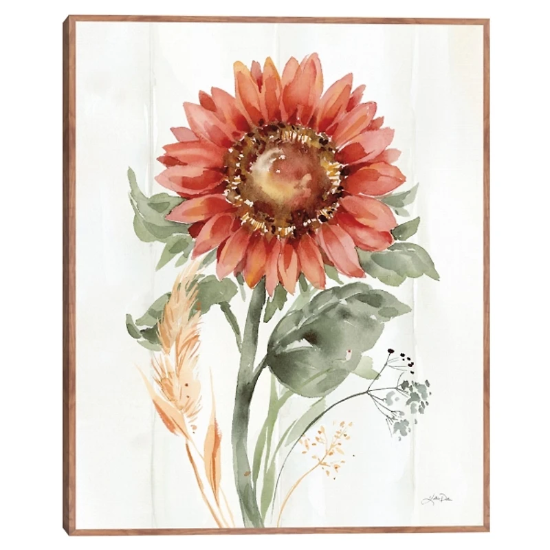 Autumn Ramble I Framed Canvas Art Print