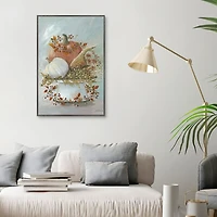 Harvest Arrangement Framed Canvas Art Print