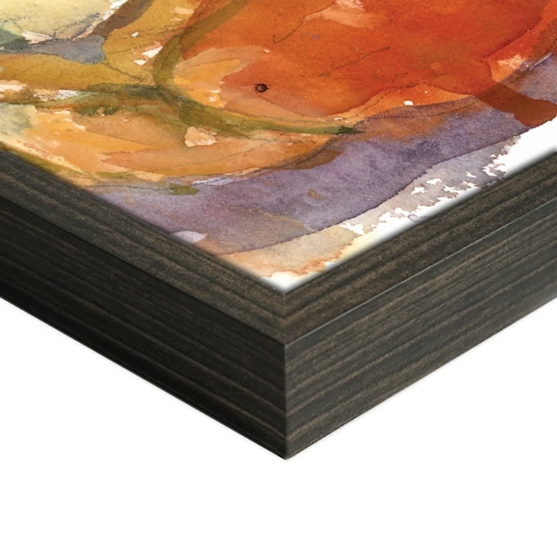 Sunflower Mason Jar Framed Canvas Art Print