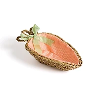 Wicker Carrot Shaped Basket