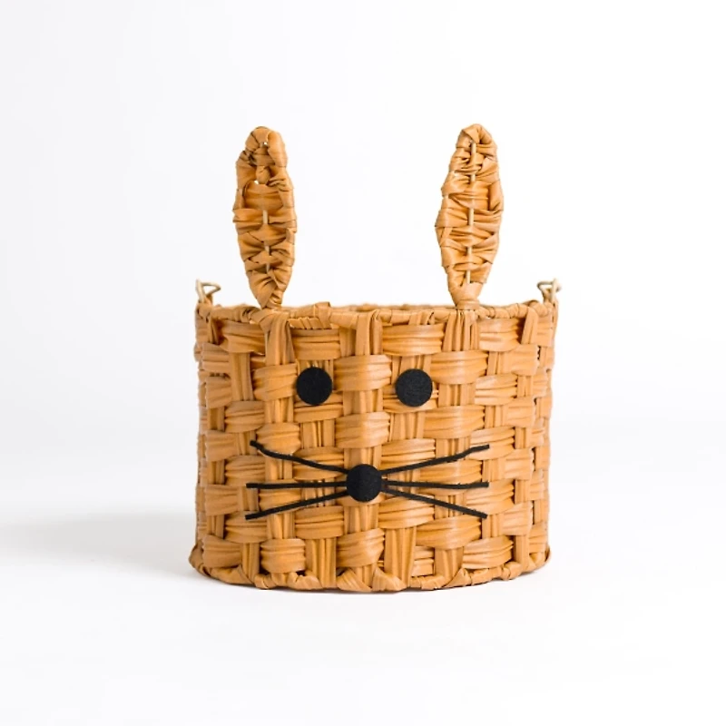Woven Bunny Easter Basket