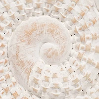 White Woven Seashell Statue