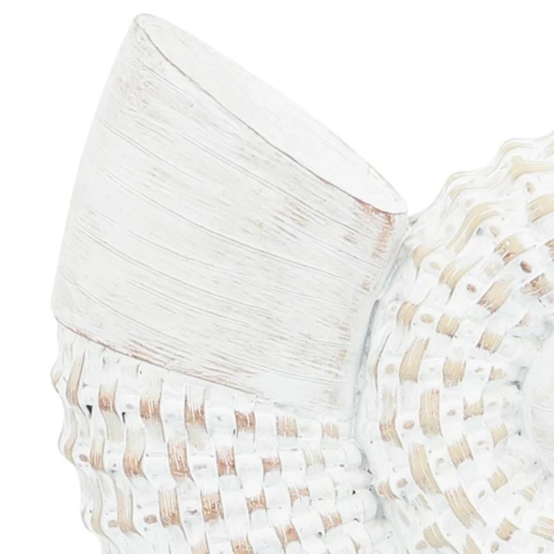 White Woven Seashell Statue
