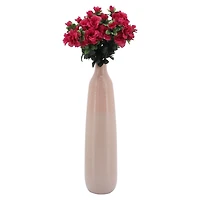 Blush Ceramic Bottleneck Floor Vase