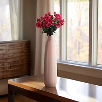 Blush Ceramic Bottleneck Floor Vase