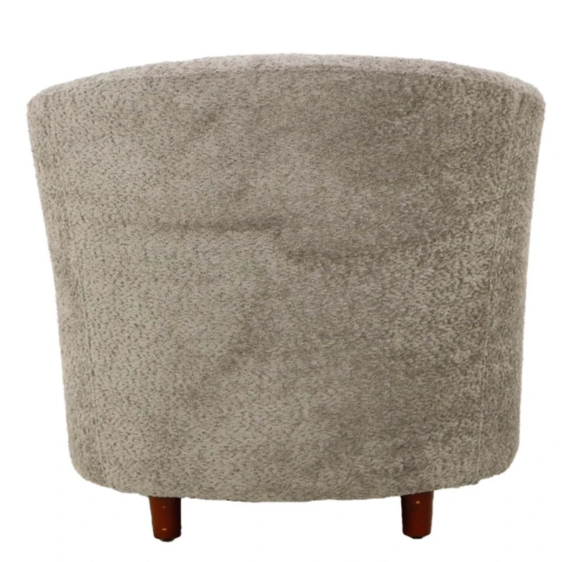 Pewter Boucle Parker Club Chair