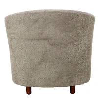 Pewter Boucle Parker Club Chair