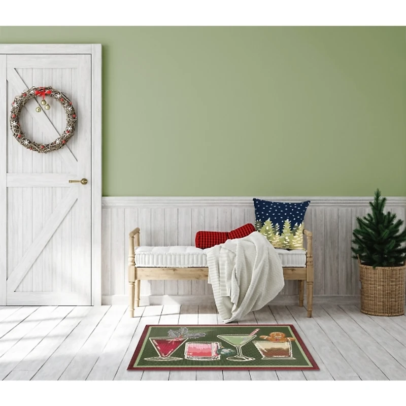 Christmas Party Accent Rug, 24x34