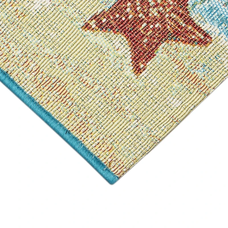 Ocean Holiday Accent Rug, 24x34