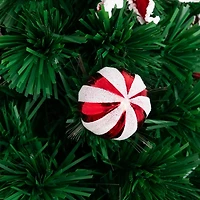 Pre-Lit Poinsettia Christmas Tree Arrangement