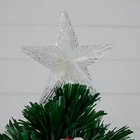 Pre-Lit Poinsettia Christmas Tree Arrangement