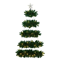 5 ft. Pre-Lit Wall Hanging Christmas Tree