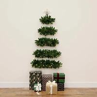 5 ft. Pre-Lit Wall Hanging Christmas Tree