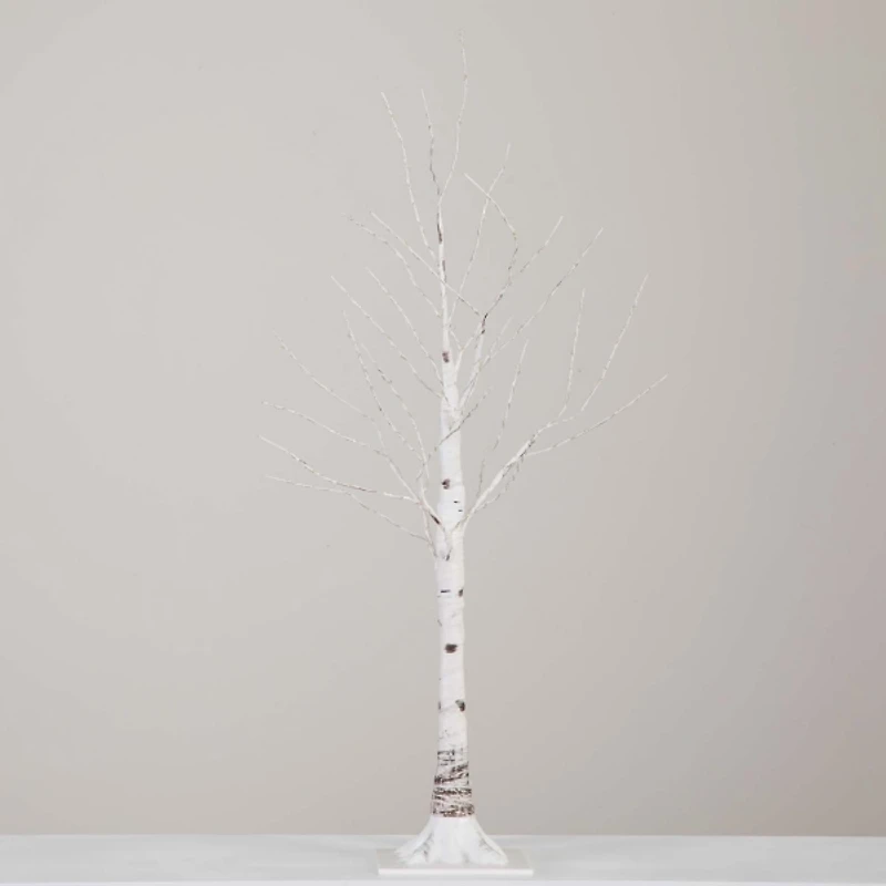 ft. LED White Birch Christmas Tree