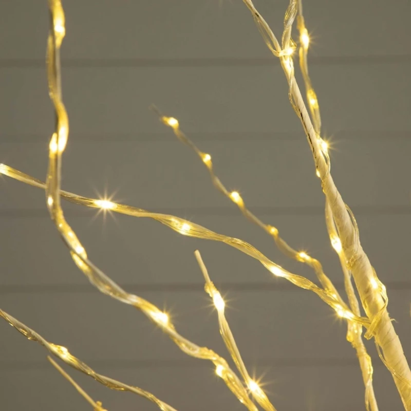 ft. LED White Birch Christmas Tree