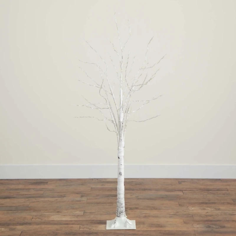 ft. LED White Birch Christmas Tree