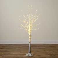 ft. LED White Birch Christmas Tree