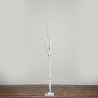 8 ft. LED White Birch Christmas Tree
