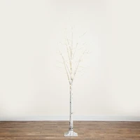 8 ft. LED White Birch Christmas Tree