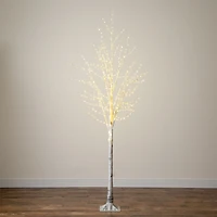 8 ft. LED White Birch Christmas Tree