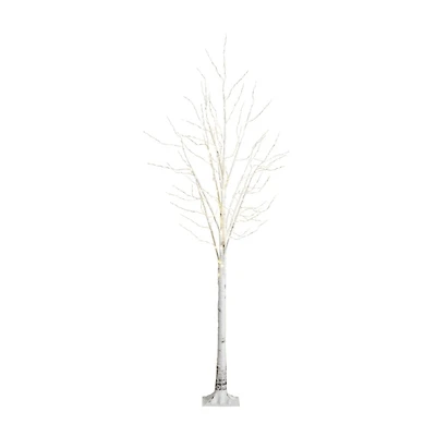 8 ft. LED White Birch Christmas Tree