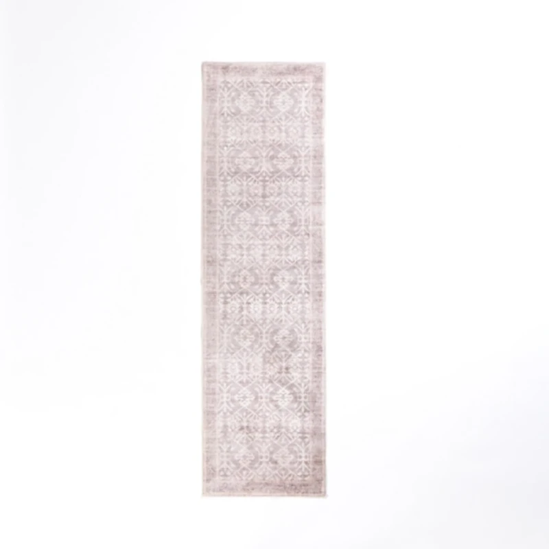 Maya Red Botanical Washable Runner, 2x7