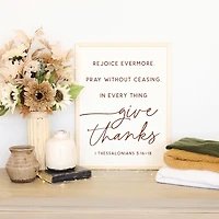 Rejoice Evermore Framed Wall Plaque