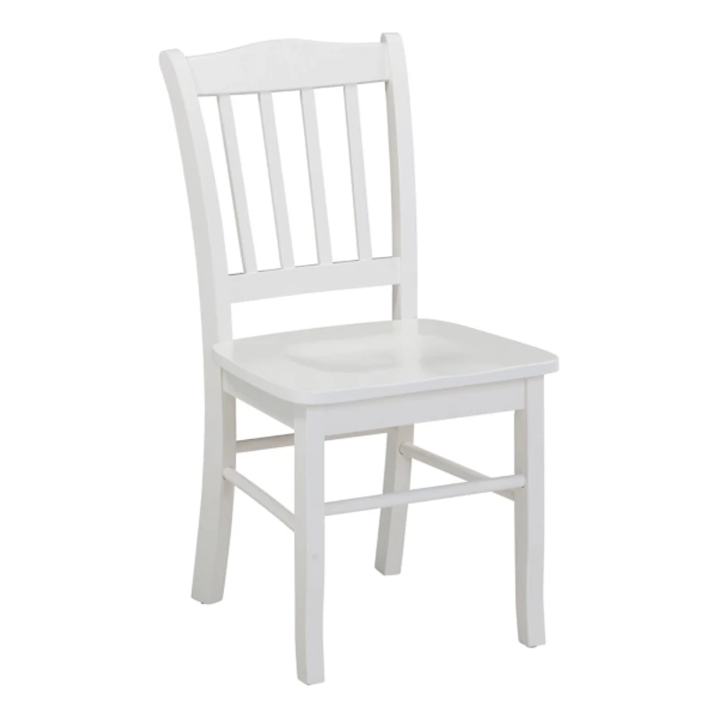 Cream Wood Shaker Dining Chairs, Set of 2