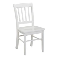 Cream Wood Shaker Dining Chairs, Set of 2
