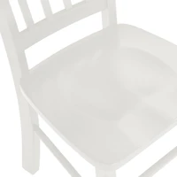 Cream Wood Shaker Dining Chairs, Set of 2