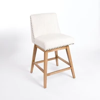 Upholstered Mia Swivel Counter Stool
