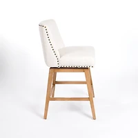 Upholstered Mia Swivel Counter Stool