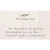 Thanksgiving Blessing Framed Wall Plaque