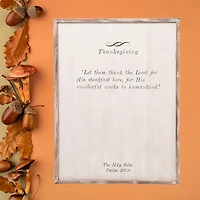 Thanksgiving Blessing Framed Wall Plaque