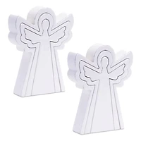Nesting White Angel Decorations, Set of 2
