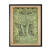 The Phantom Rickshaw Framed Halloween Wall Plaque
