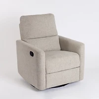 Stone Upholstered Conner Swivel Recliner