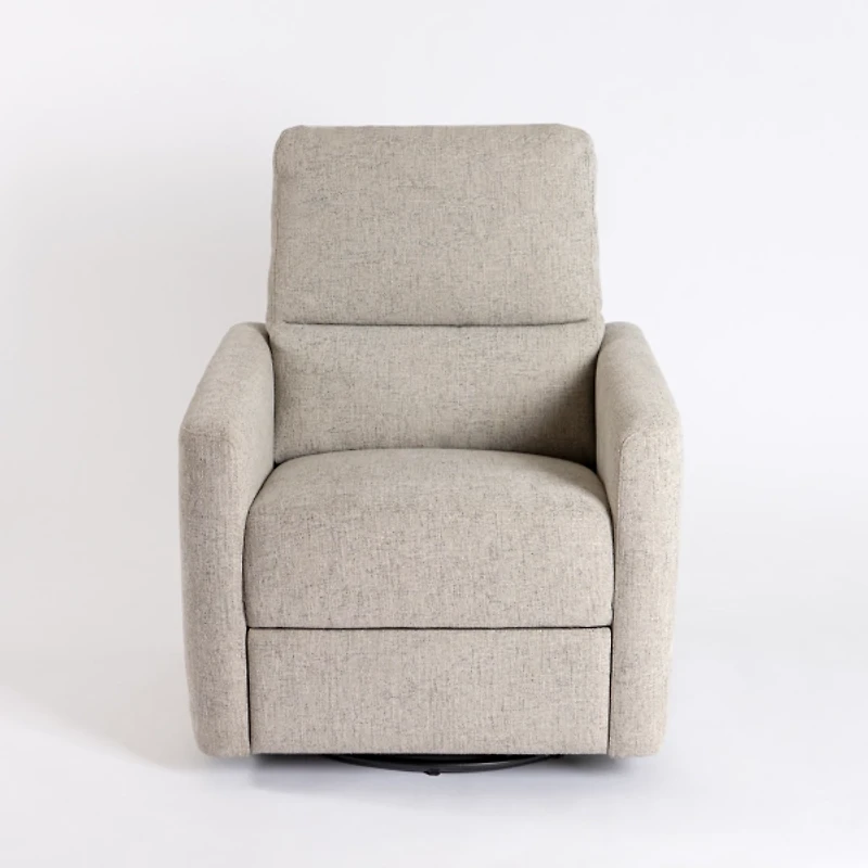 Stone Upholstered Conner Swivel Recliner