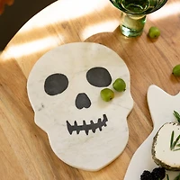 Marble Skull Halloween Cheese Board