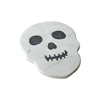 Marble Skull Halloween Cheese Board