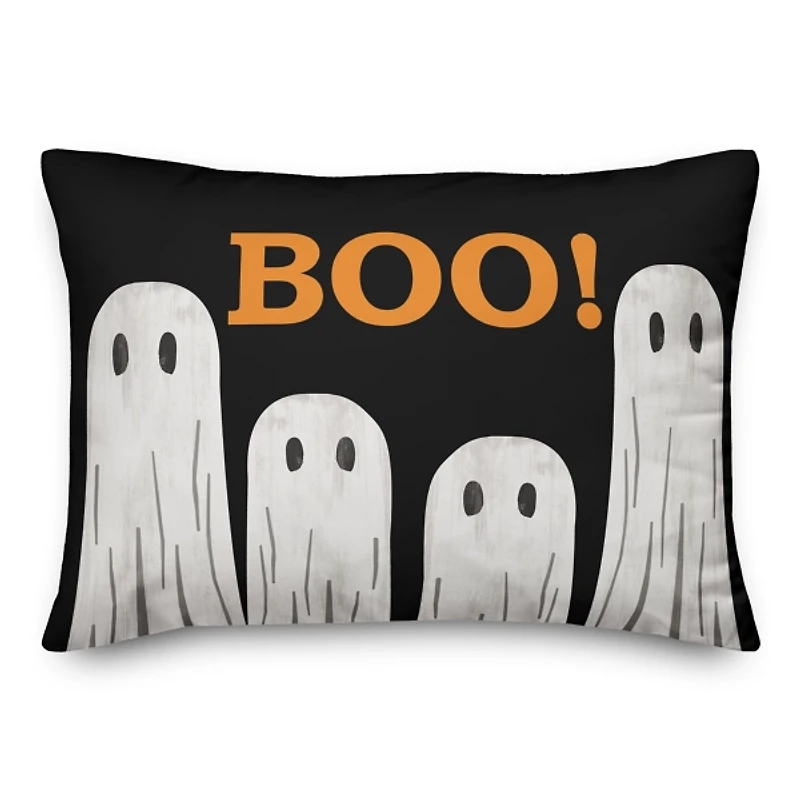 Boo Ghost Crew Lumbar Pillow