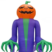 LED Jack O Lantern Halloween Inflatable, 12 ft.