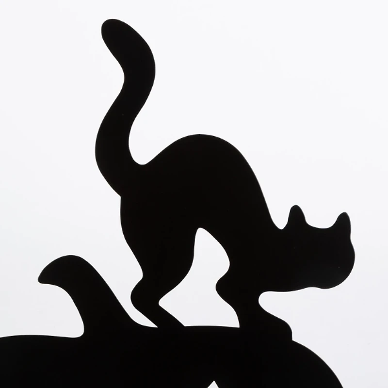 Black Metal Jack O Lantern Halloween Yard Stake