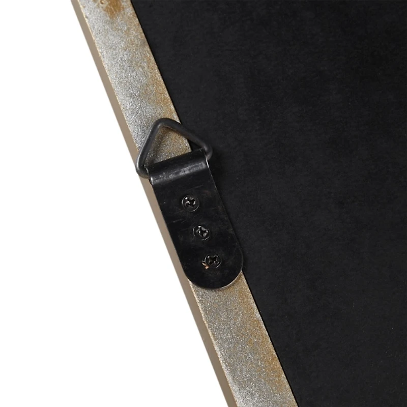 Gold Adelaide Scalloped Rectangular Wall Mirror