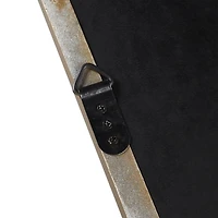 Gold Adelaide Scalloped Rectangular Wall Mirror