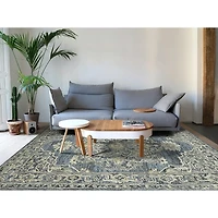 Nucia Denim Blue Hand-Tufted Area Rug, 8x10
