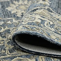 Nucia Denim Blue Hand-Tufted Area Rug, 8x10