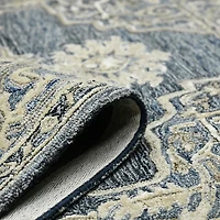 Nucia Denim Blue Hand-Tufted Area Rug, 8x10